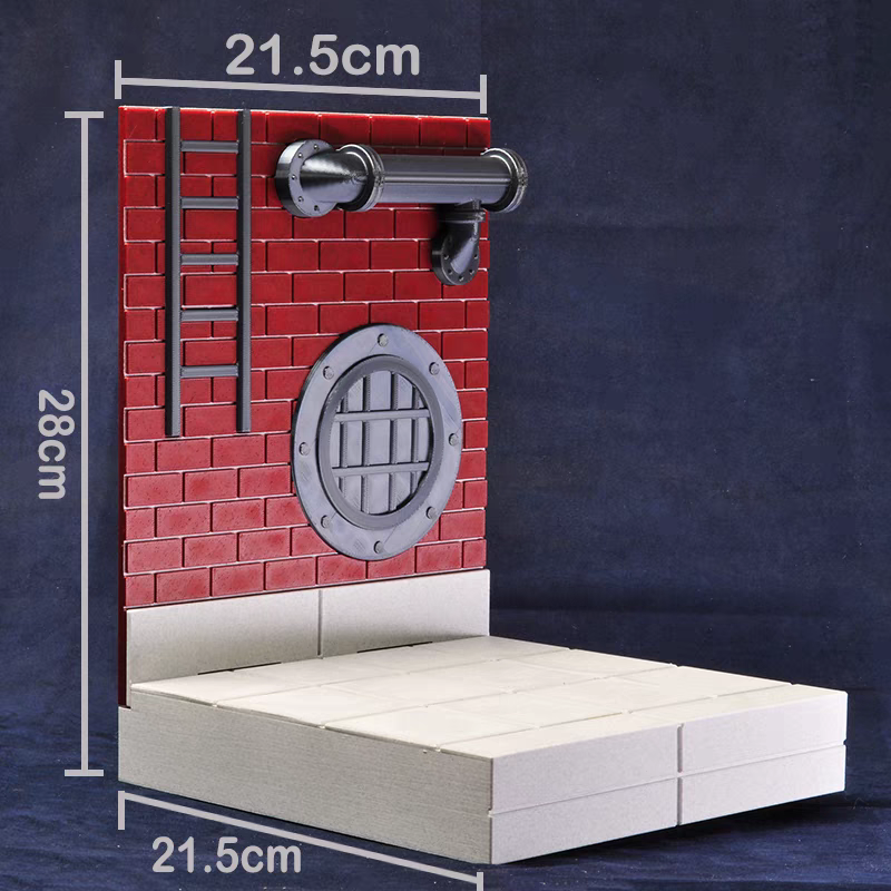 3D Printed Diorama – 1/12 Scale Underground Sewer Scene | TMNT-Inspired