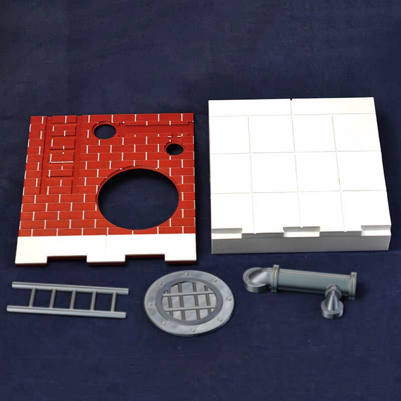 3D Printed Diorama – 1/12 Scale Underground Sewer Scene | TMNT-Inspired