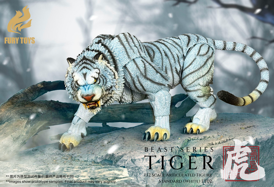 (Pre-order) FURY TOYS Beast Series Maya Temple Tiger Ember Fang / Frost Claw FT01/02/03/04 1/12 Action Figure