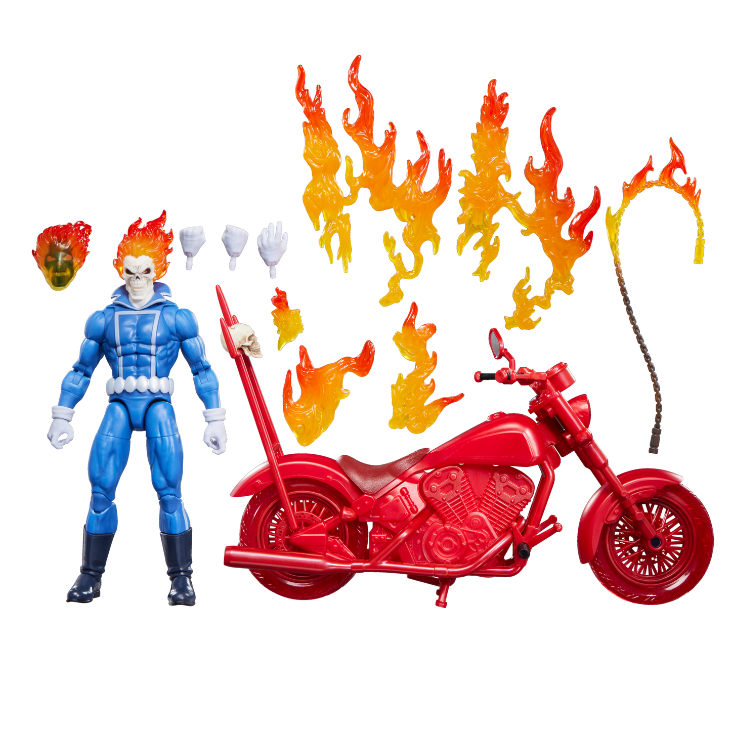 (Pre-order) Hasbro Marvel Legends Series Ghost Rider Johnny Blaze with Motorcycle 1/12 Action Figure