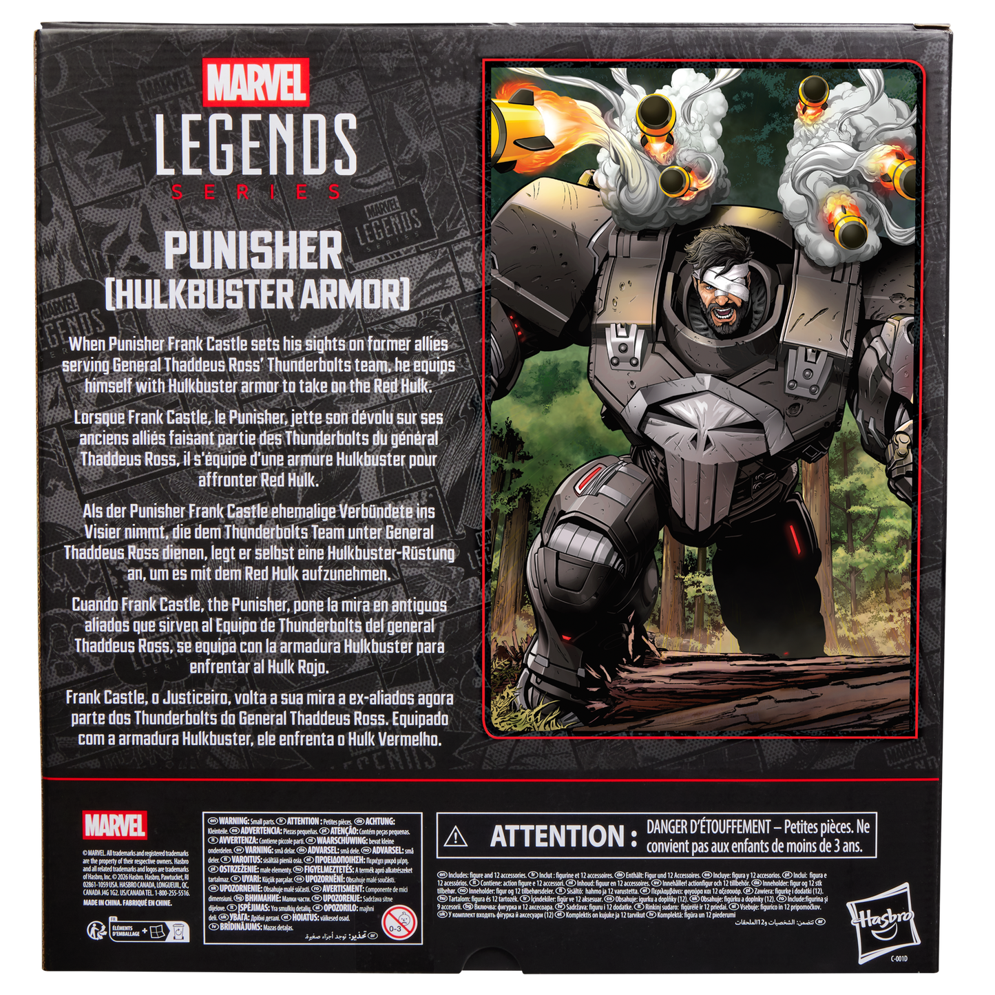 Hasbro Marvel Legends Series Punisher Hulkbuster Armor 1/12 Action Figure