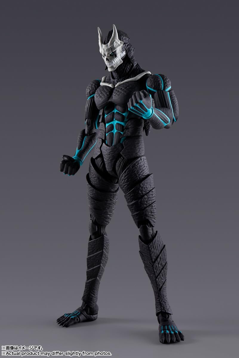 Tamashii Nations S.H.Figuarts Kaiju No.8 action figure posed with effect parts – Sugoi collectible