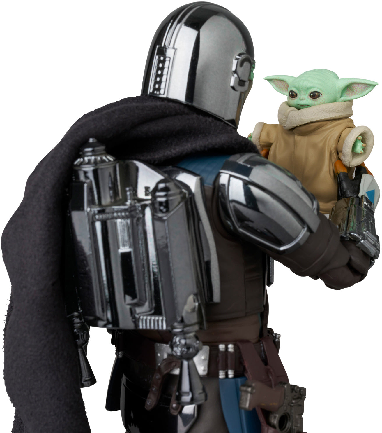MAFEX The Mandalorian (Chrome Version) – Star Wars Action Figure by Medicom