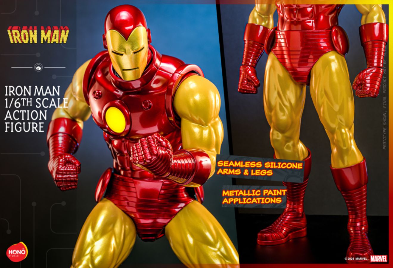 Marvel Comics Classic Iron Man 1/6 Scale Figure by Hono Studio (Hot Toys)
