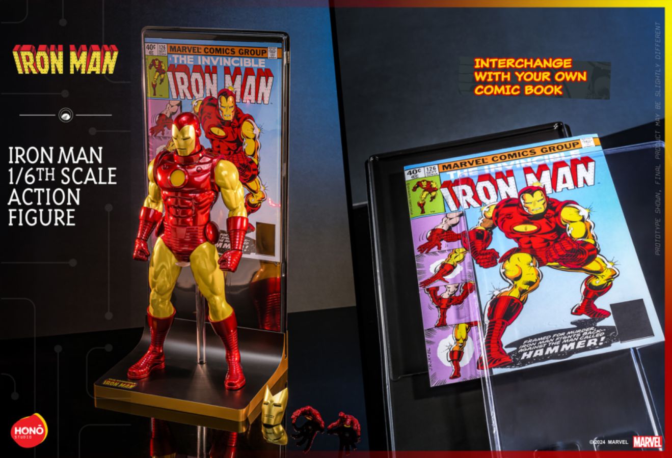 Marvel Comics Classic Iron Man 1/6 Scale Figure Hono Studio Hot Toys collectible figure