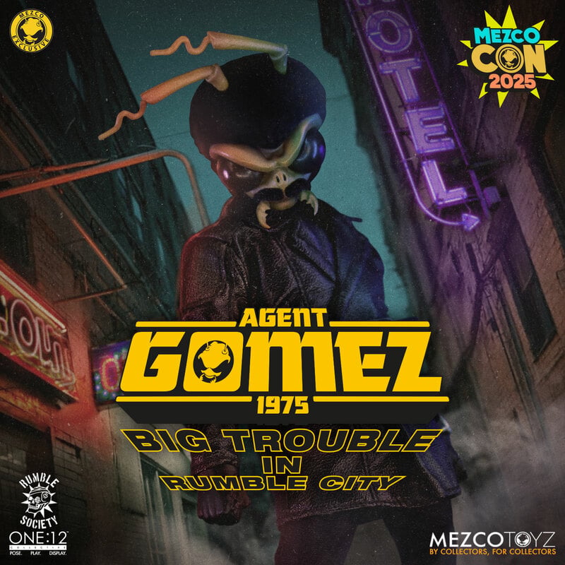 Mezco One:12 Collective Agent Gomez 1975 (with Comic) – Sugoi