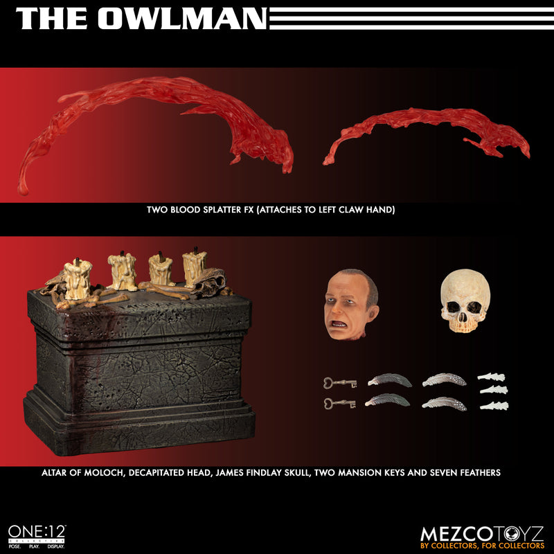Mezco One:12 Collective – Lord of Tears: Owlman 1/12 Scale Action Figure