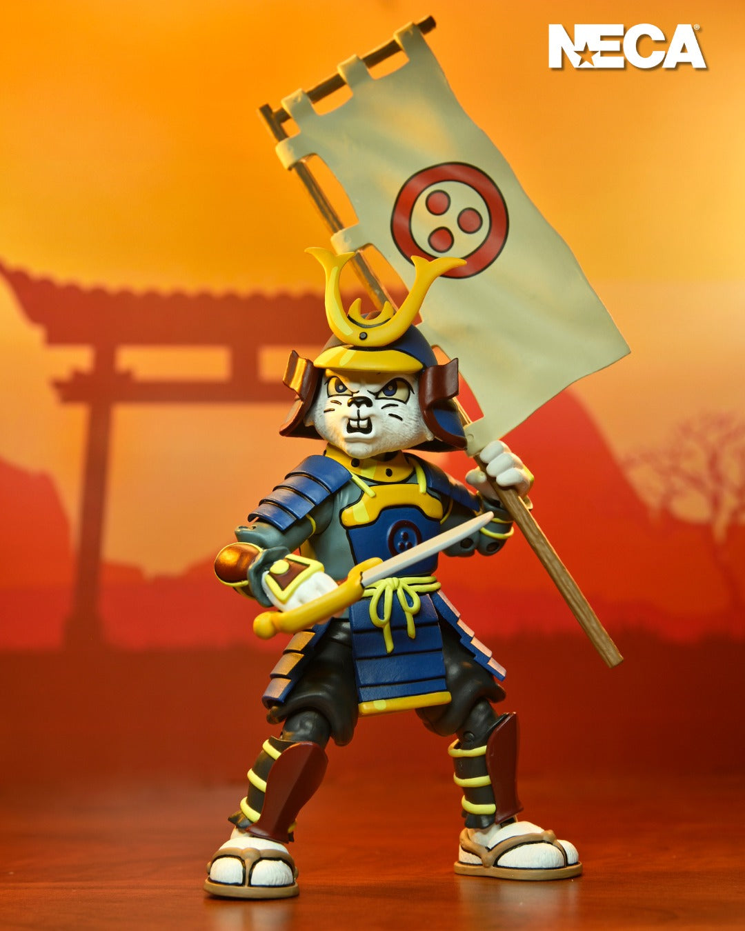 Ultimate Samurai Adventures Usagi Yojimbo 7” TMNT Cartoon Action Figure by NECA – Available at Sugoi Collectible NZ & AUS