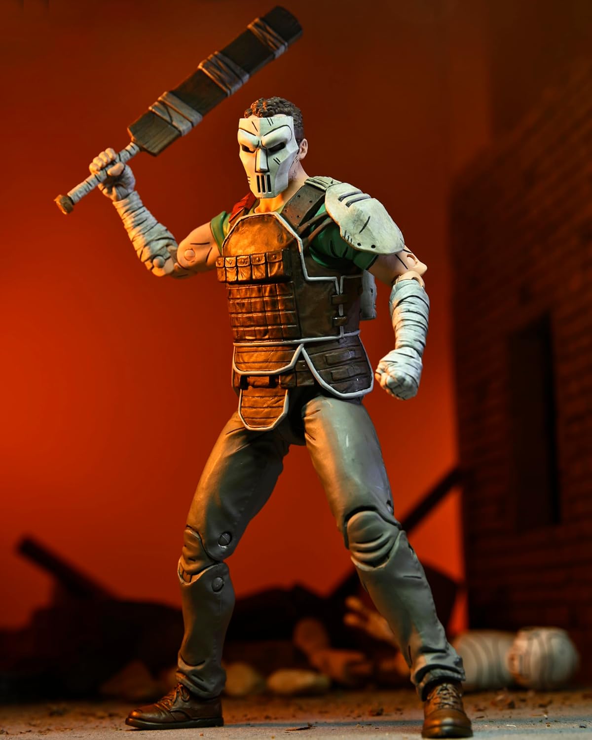 NECA Teenage Mutant Ninja Turtles The Last Ronin Casey Jones 7” Figure – Available at Sugoi Collectible for NZ and AUS collectors