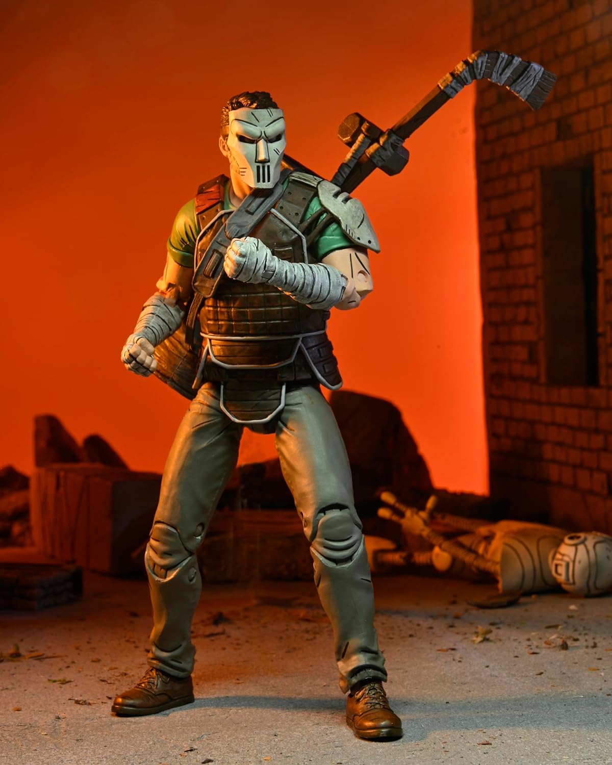 NECA Teenage Mutant Ninja Turtles The Last Ronin Casey Jones 7” Figure – Available at Sugoi Collectible for NZ and AUS collectors