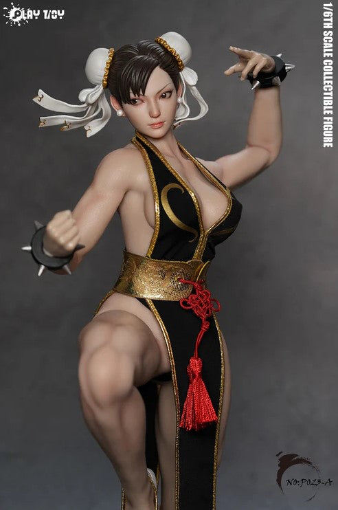 Playtoy P023A Chun-Li 2.0 (Black)