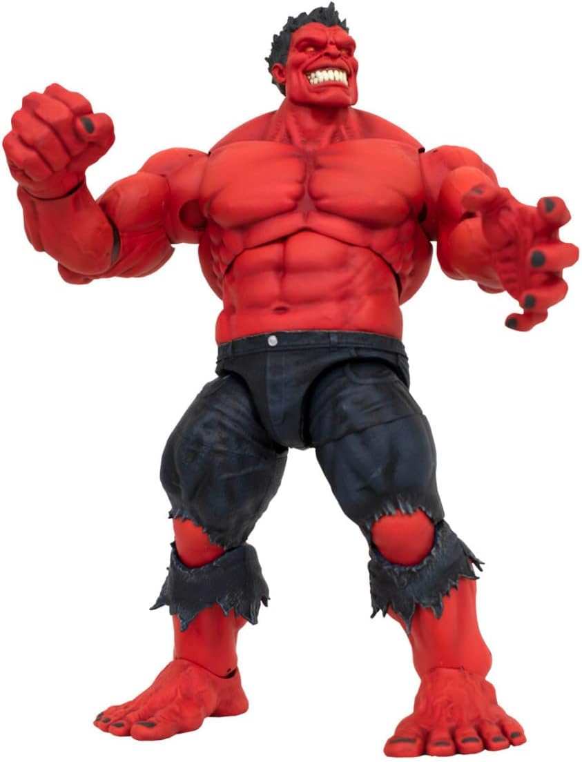 Diamond Select Toys Marvel Select Red Hulk 9-Inch Action Figure (Red)