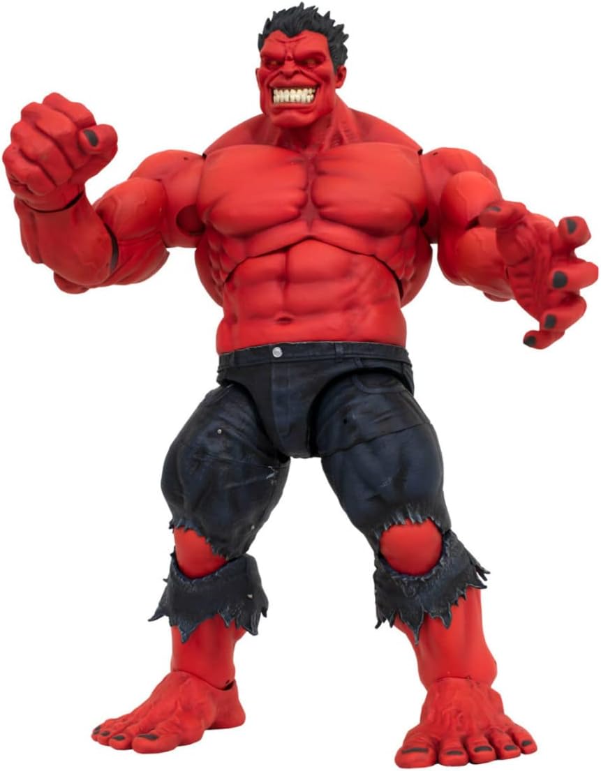 Diamond Select Toys Marvel Select Red Hulk 9-Inch Action Figure (Red)