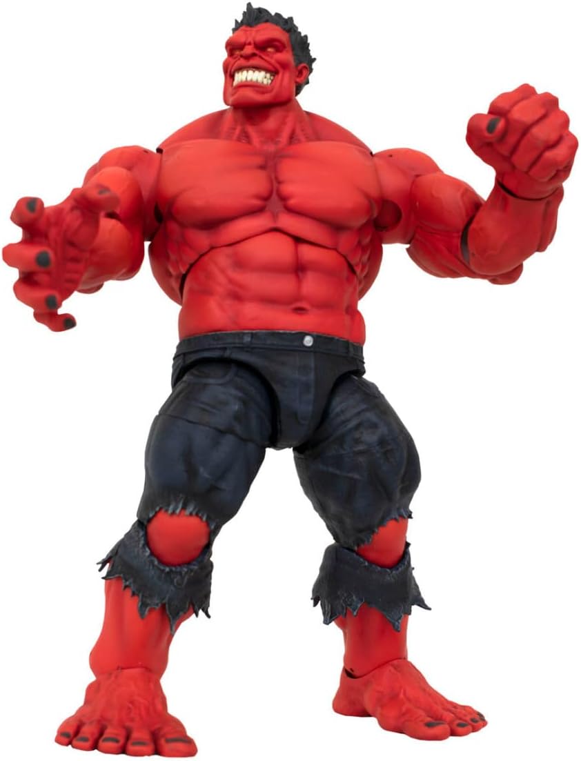 Diamond Select Toys Marvel Select Red Hulk 9-Inch Action Figure (Red)