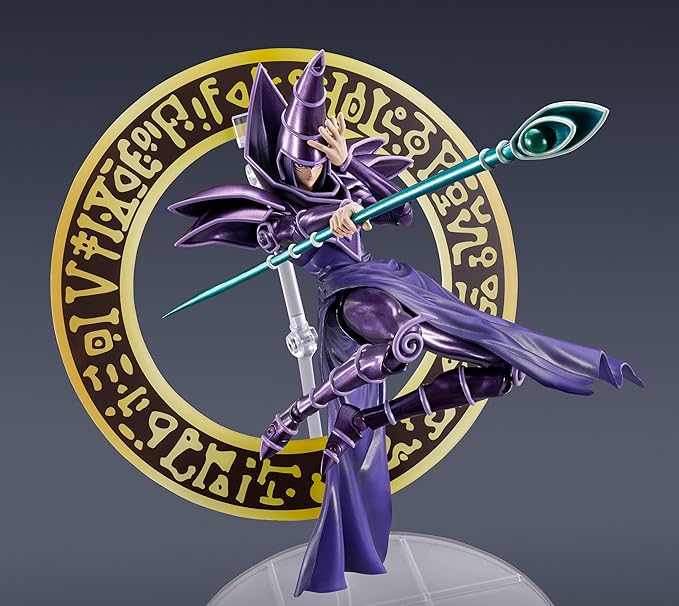 Bandai S.H.MonsterArts Yu-Gi-Oh! Dark Magician action figure collectible