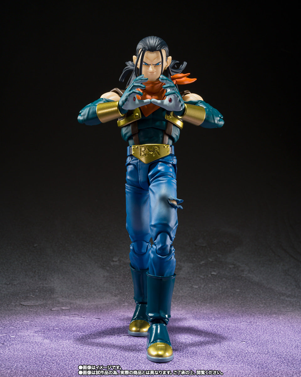 Bandai Spirit Dragon Ball GT S.H.Figuarts Super Android 17 Exclusive Action Figure
