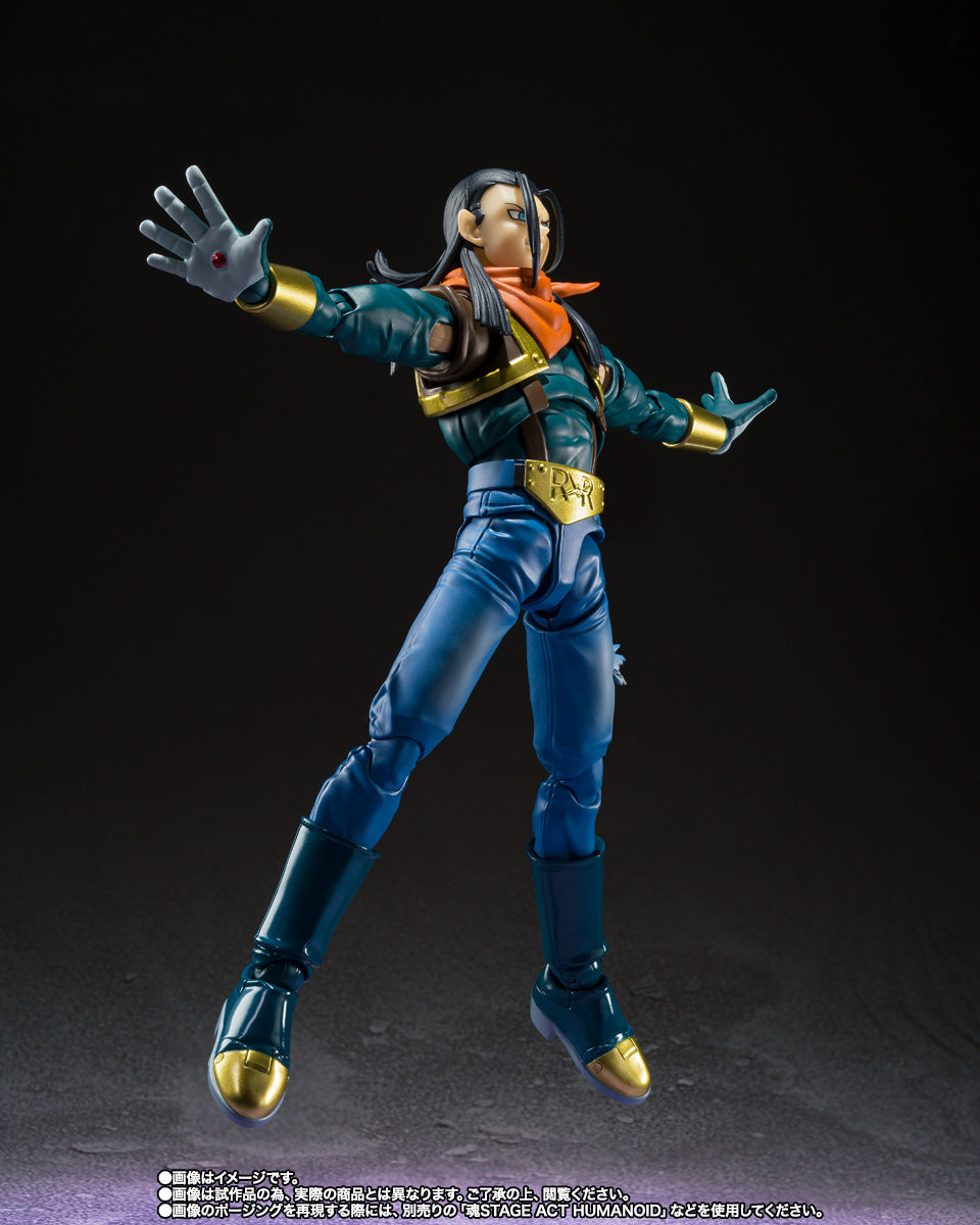 Bandai Spirit Dragon Ball GT S.H.Figuarts Super Android 17 Exclusive Action Figure