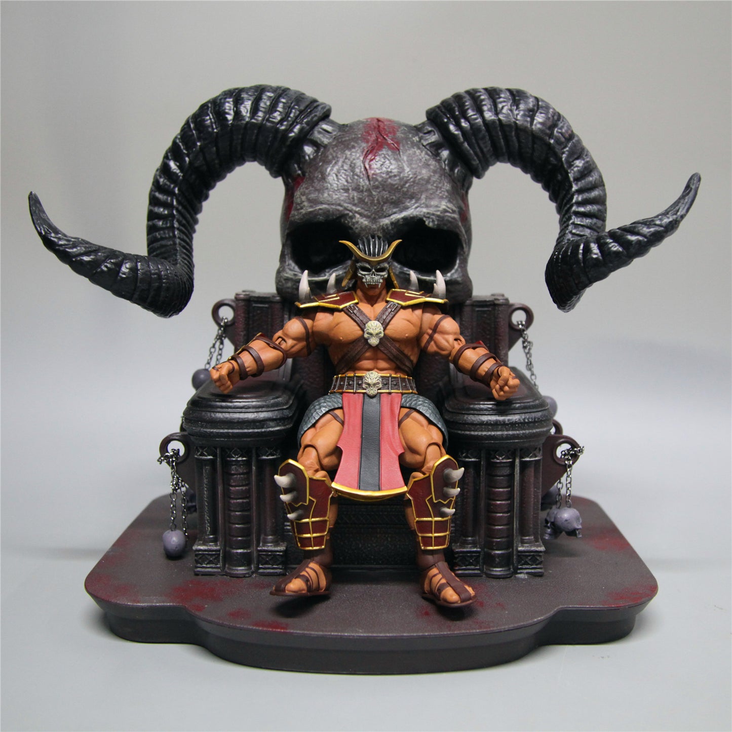 Shao Kahn Throne diorama for 1/12 scale Mortal Kombat figures – throne only, available at Sugoi Collectible in New Zealand and Australia