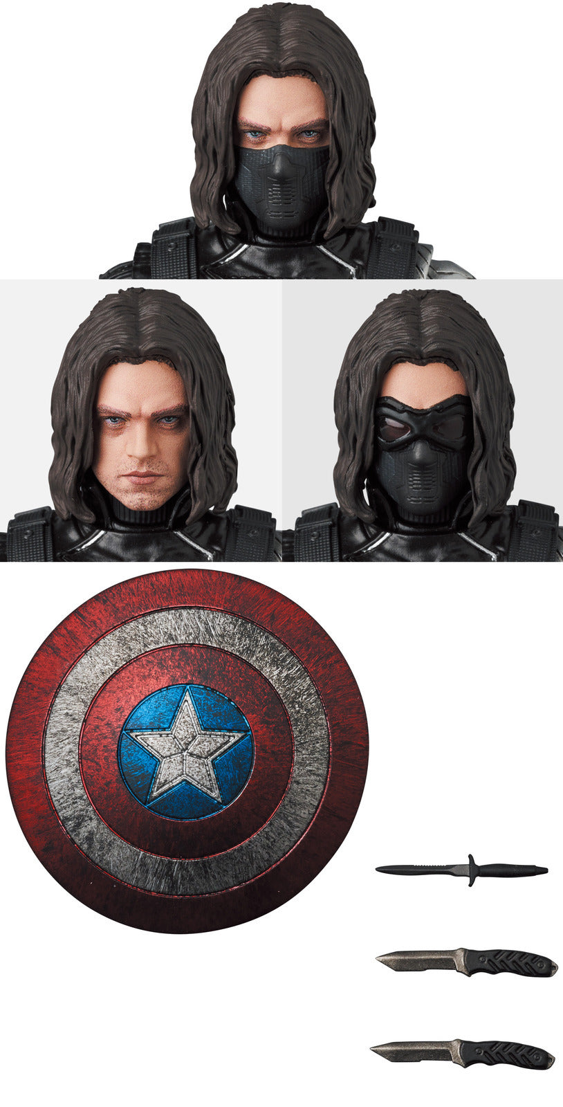 (Pre-order) Marvel Avengers Winter Soldier - Mafex Action Figure (Reissue)