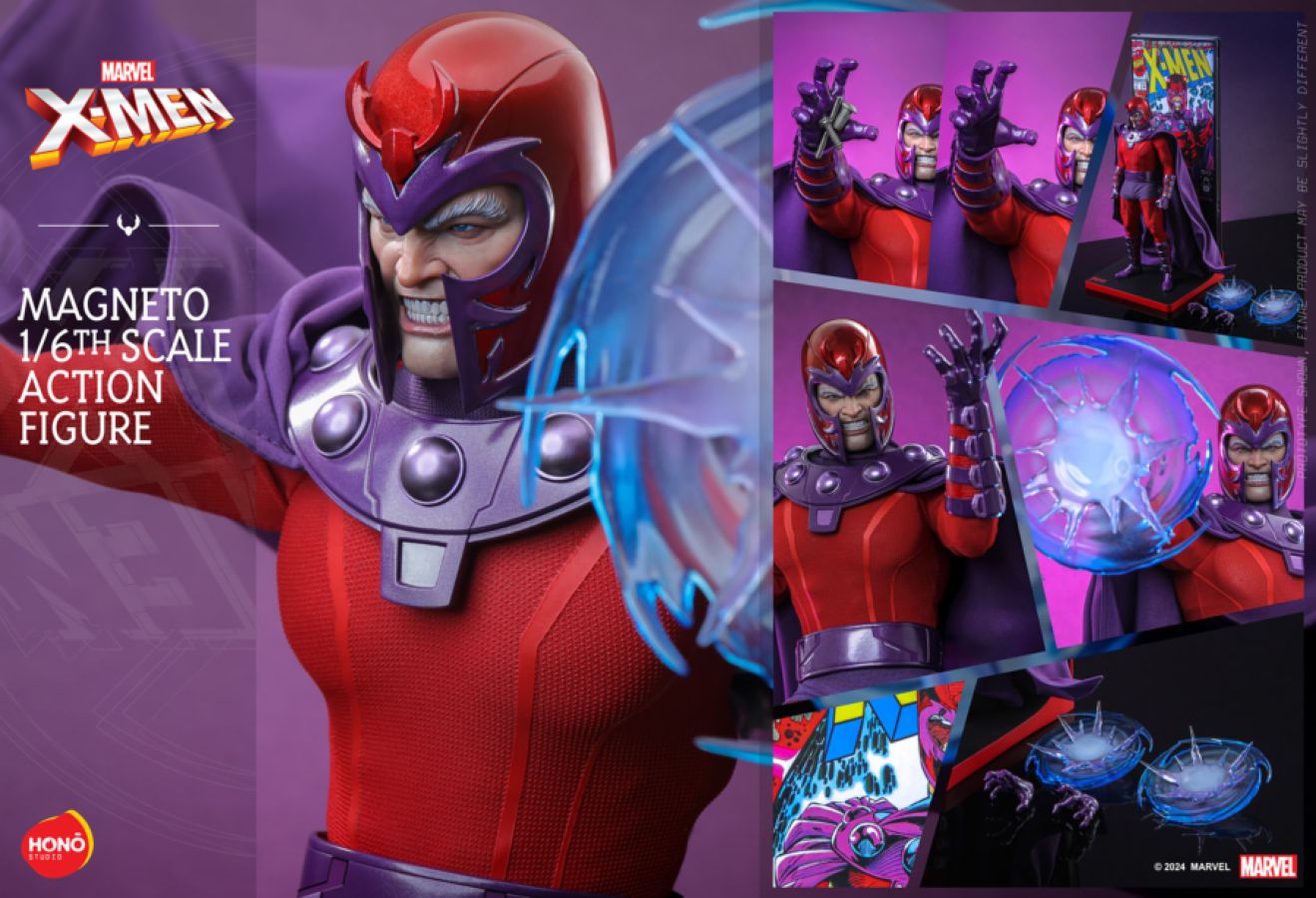 Hot Toys HONŌ STUDIO – Magneto 1/6th Scale Action Figure (X-Men Comic Version)