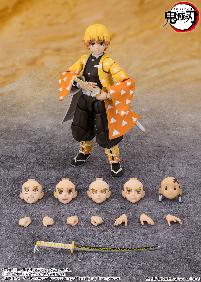 (Pre-order)Bandai S.H.Figuarts Demon Slayer - Zenitsu Agatsuma (Reissue) 1/12 Action Figure