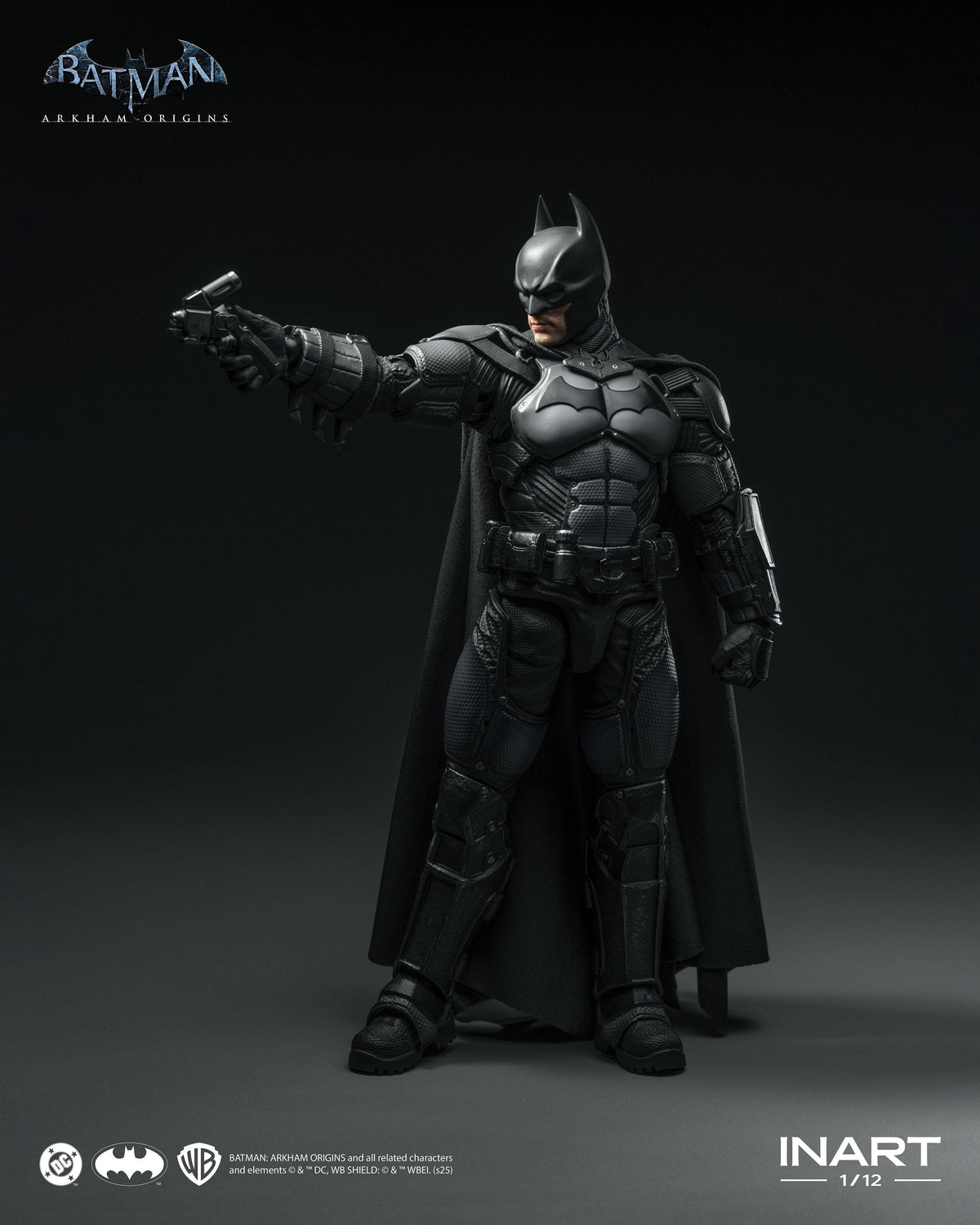 (Pre-order) INART Batman: Arkham Origins Batman (Battle Damaged Ver.) 1/12 Scale Action Figure