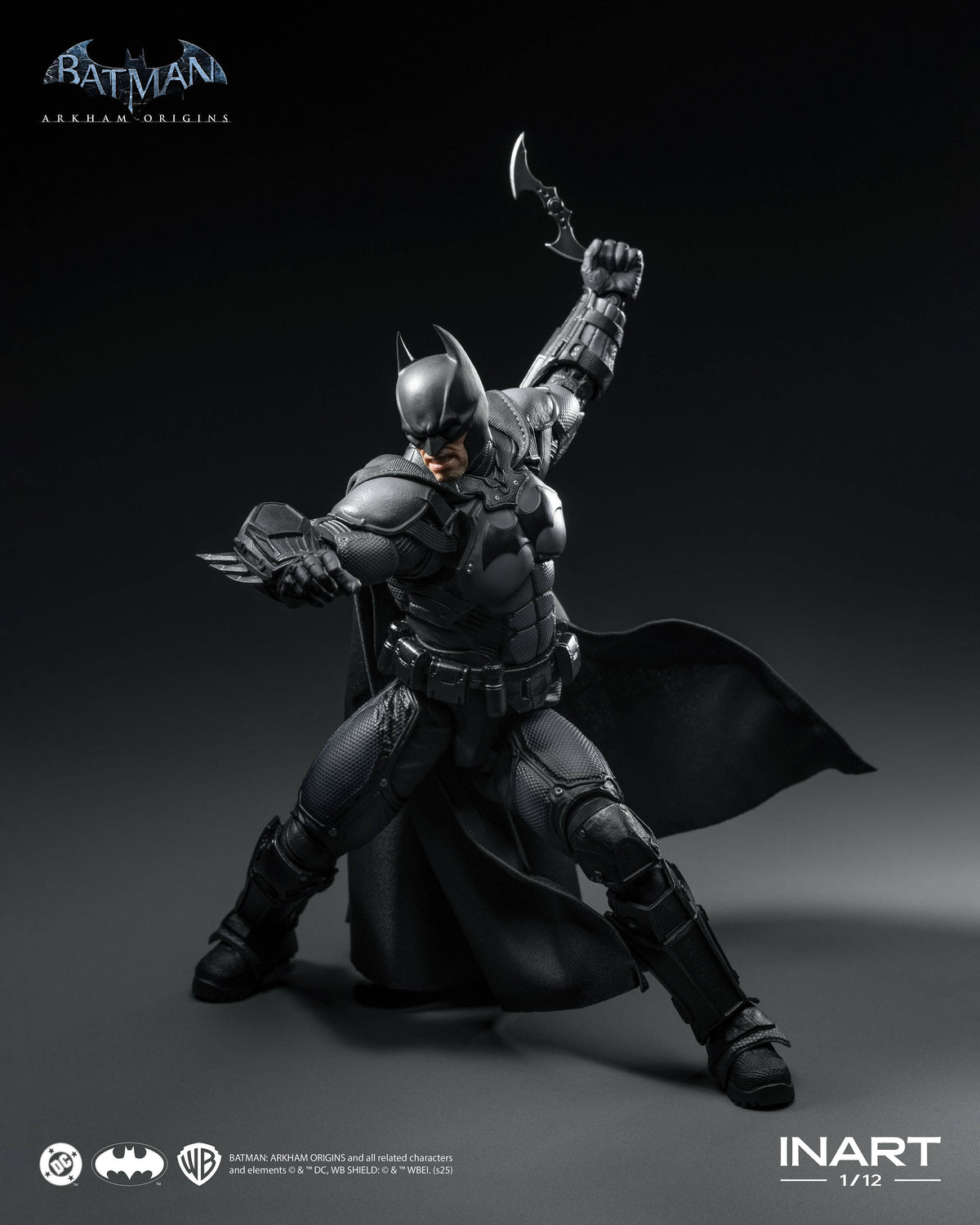 (Pre-order) INART Batman: Arkham Origins Batman (Battle Damaged Ver.) 1/12 Scale Action Figure