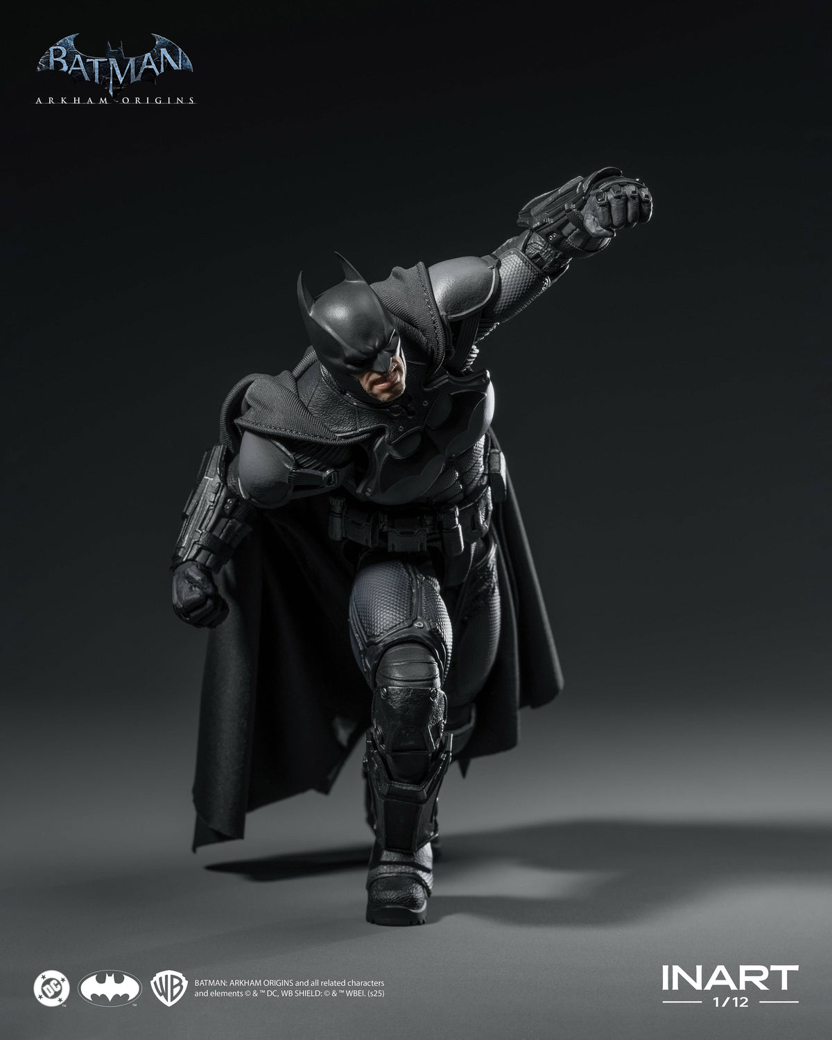 (Pre-order) INART Batman: Arkham Origins Batman (Battle Damaged Ver.) 1/12 Scale Action Figure