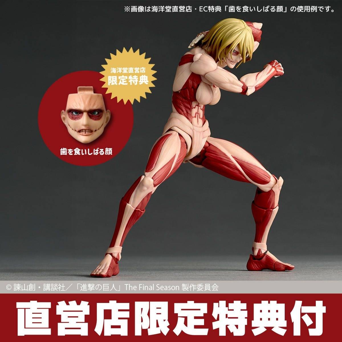 Pre-order Amazing Yamaguchi Revoltech Attack on Titan Female Titan