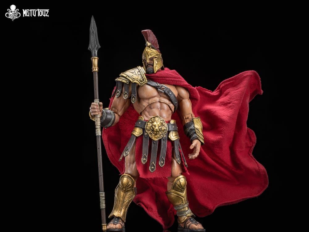 Metytoyz Spartan Warrior 1/10 scale action figure with removable armor and accessories