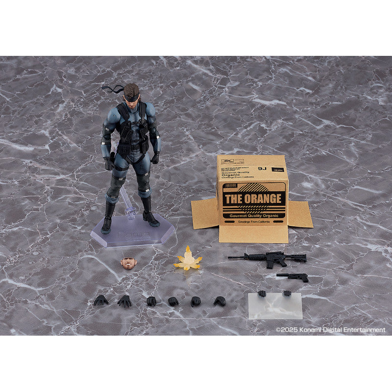 Figma Solid Snake: MGS2 ver. Updated Edition METAL GEAR SOLID 2: Sons of Liberty – 1/12 Action Figure (Limited Bonus Set)