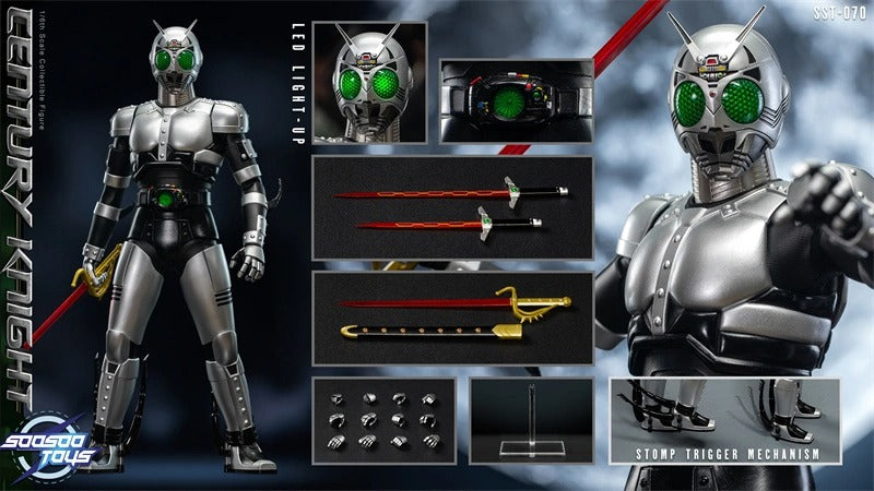 Soosootoys SST-070 Silver Shadow Warrior 1/6 Action Figure