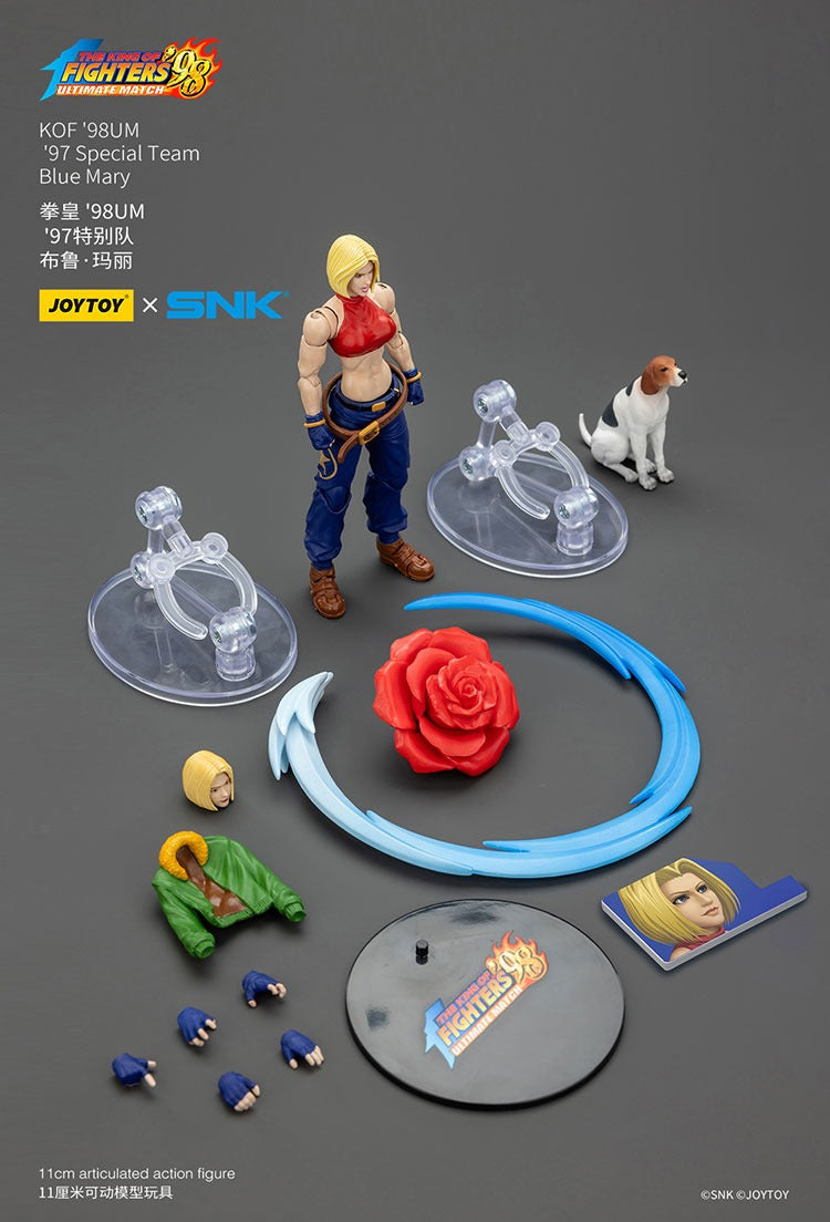 JoyToy KOF'98UM '97 Special Team Blue Mary 1/18 Scale Action Figure