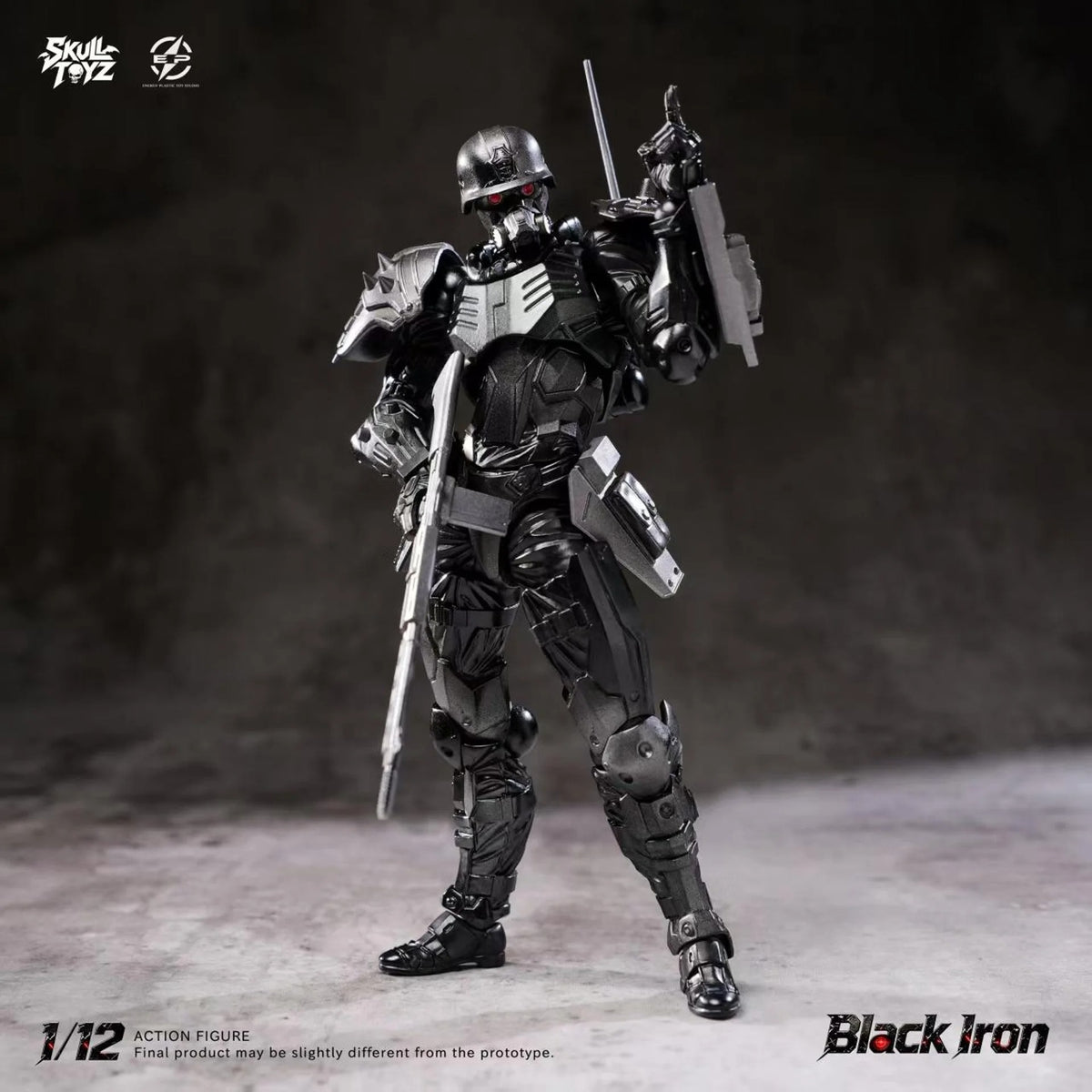 (Pre-order) Skull Toyz X Snake 1/12 Black Iron SK003-B Cyber Team Edition