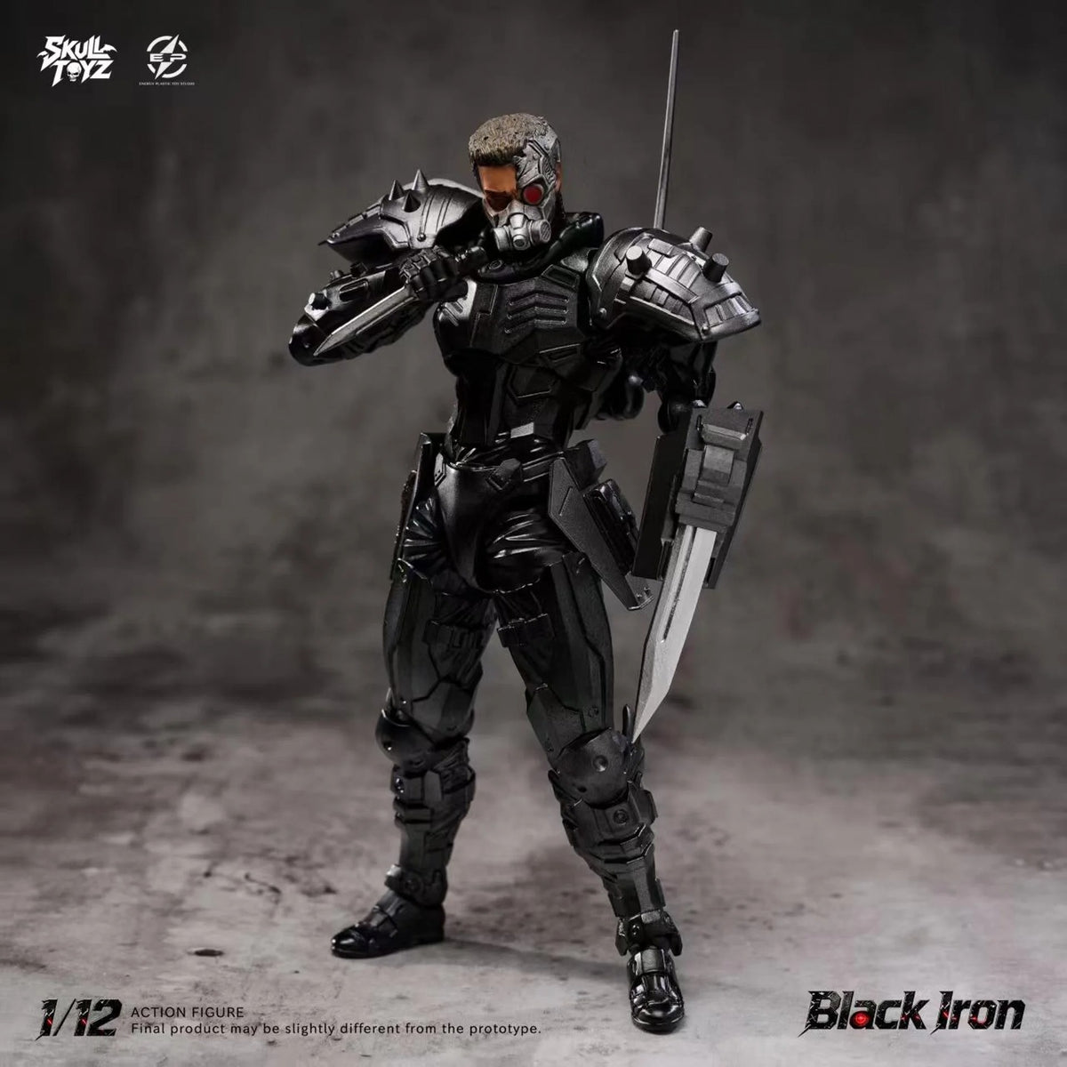 (Pre-order) Skull Toyz X Snake 1/12 Black Iron SK003-B Cyber Team Edition