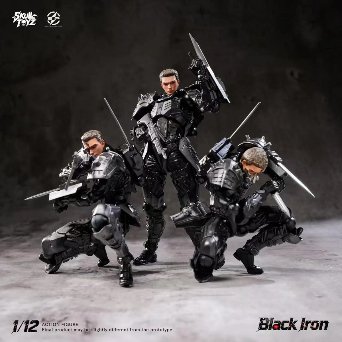 (Pre-order) Skull Toyz X Snake 1/12 Black Iron SK003-B Cyber Team Edition
