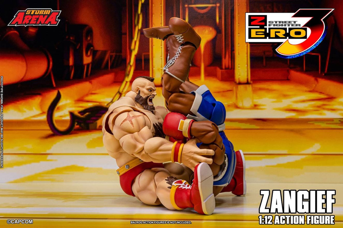 (Pre-order) Street Fighter Alpha 3: Zangief 1/12 Scale Action Figure (Storm Arena by Storm Collectibles)