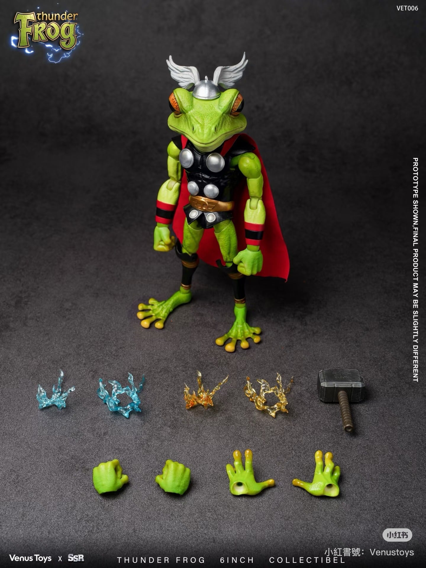 (Pre-order) Venus Toys x SSR Toys Thunder Frog Action Figure