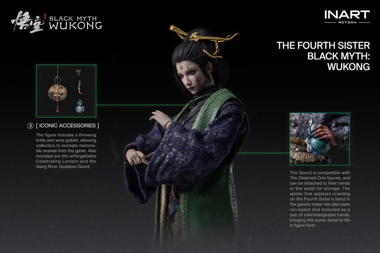 InArt Black Myth: Wukong The Fourth Sister 1/12 Scale Action Figure (Pre-order)