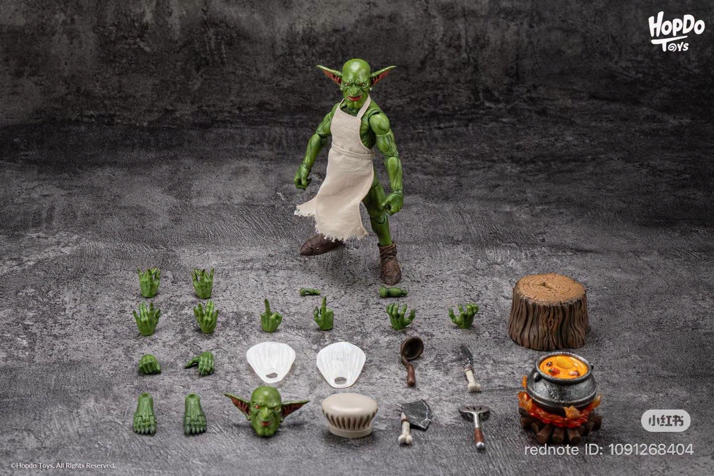 (Pre-order) HopDo Toys Goblin Tribe Chef Goblin 1/12 Scale Action Figure