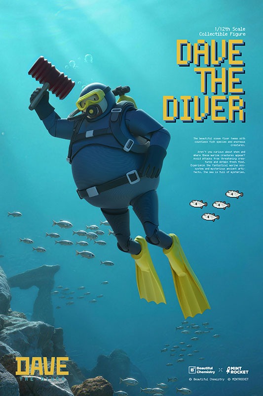 (Pre-order) Beautiful Chemistry x DAVE THE DIVER Dave 1/12 Complete Model Action Figure