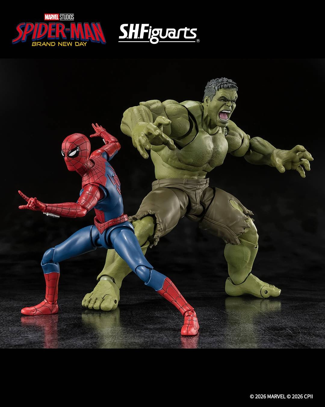Bandai S.H.Figuarts Spider-Man: Brand New Day - Hulk Action Figure