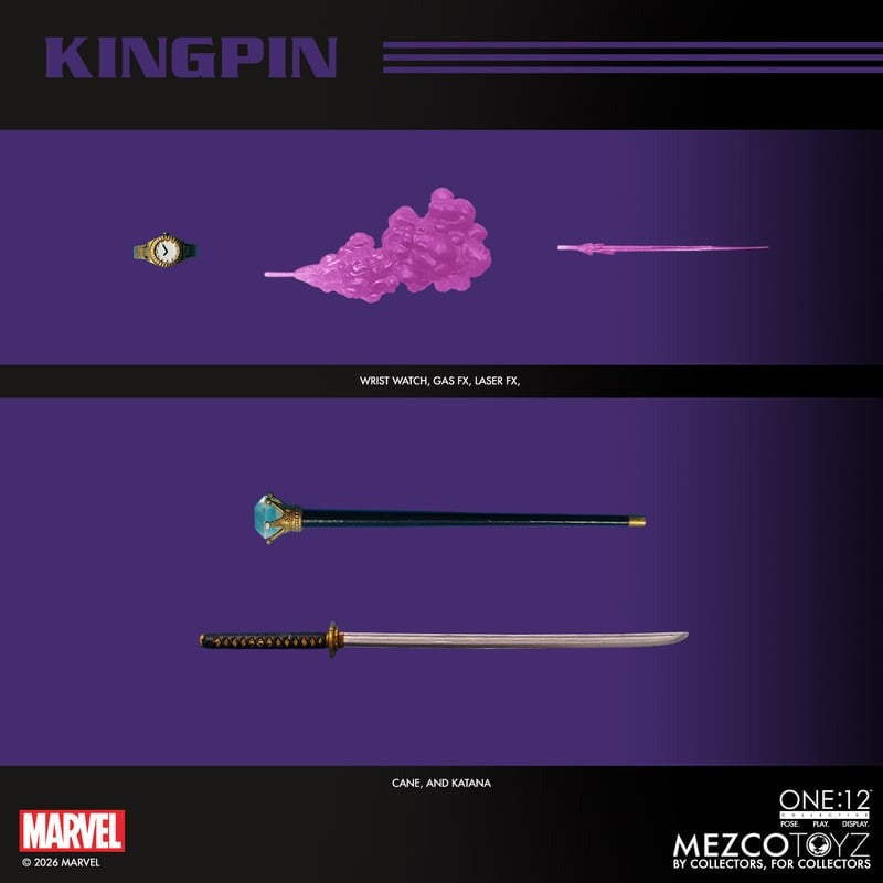 (Pre-order) Mezco One:12 Collective Kingpin 1:12 Scale Action Figure