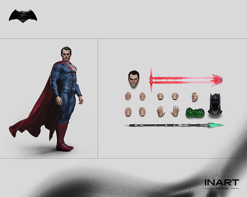 (Pre-order) INART Batman v Superman: Dawn of Justice - Superman 1/12 Scale Action Figure