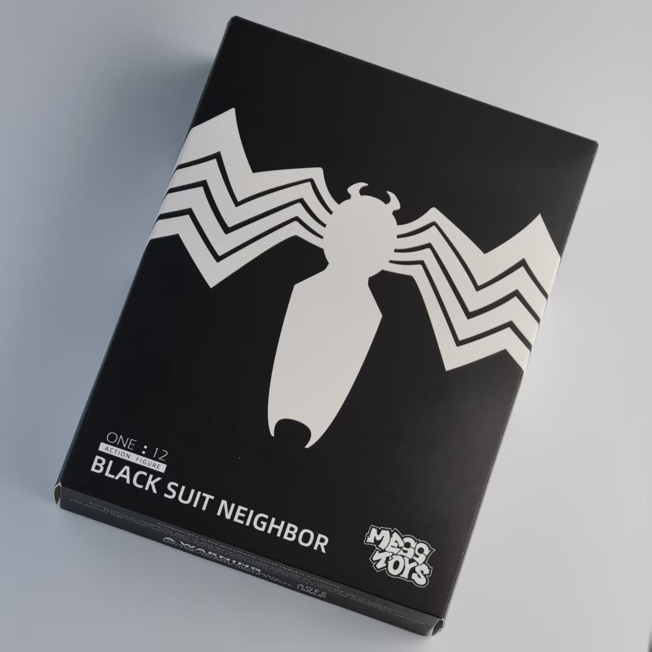 Mess Toys: Symbiote Spider-Man (Black Suit) — 1/12 Scale Action Figure