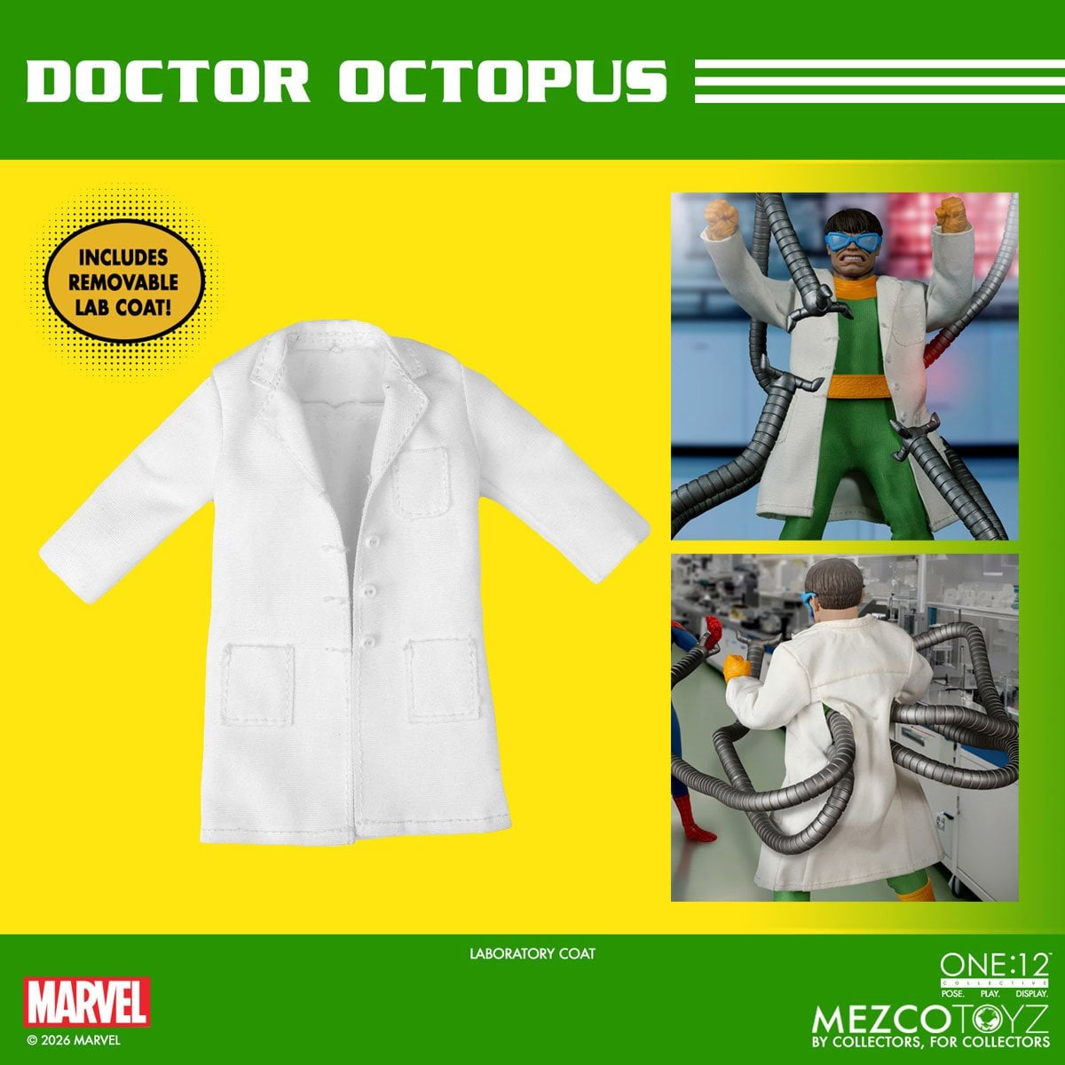 Mezco One:12 Collective Doctor Octopus 1/12 Scale Action Figure – photo 7 – SugoiCollectible New Zealand and Australia