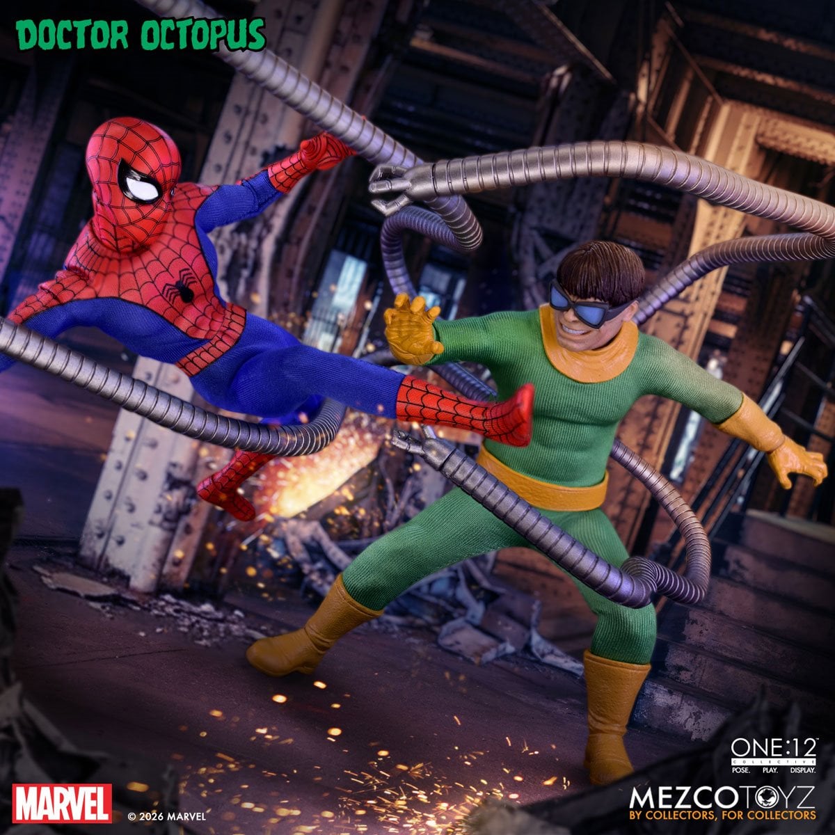 Mezco One:12 Collective Doctor Octopus 1/12 Scale Action Figure – photo 9 – SugoiCollectible New Zealand and Australia