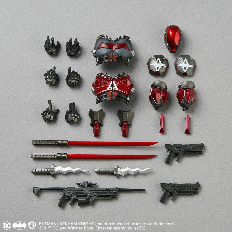 Revoltech Amazing Yamaguchi Arkham Knight Ver.1.5 action figure with bonus part and weapons