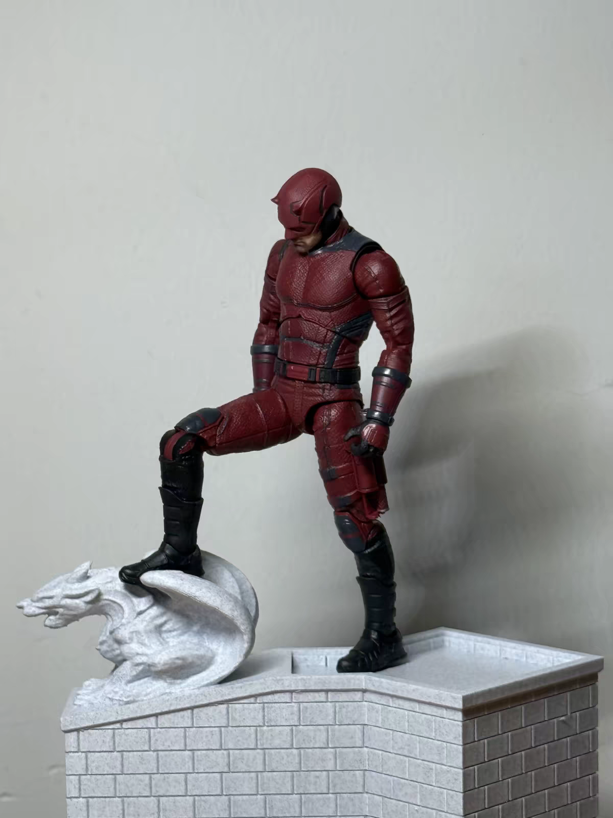 3D Printed Rooftop Diorama Display Base for 1/12 Scale Action Figures