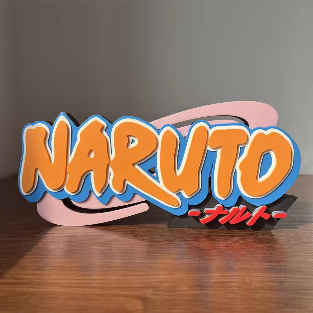 3D Printed Naruto Logo 15cm Display